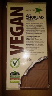 LJUS CHOKLAD VEGAN - 4000194332082