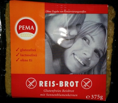 Pema Reis-Brot glutenfrei 375 g - 4000358015073
