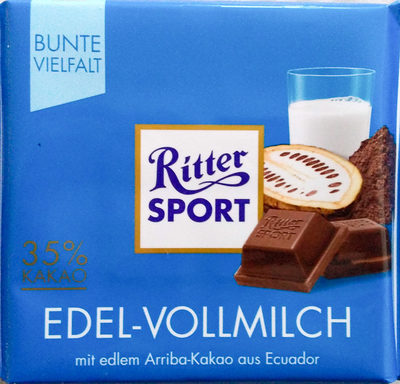 Ritter Sport Edel-Vollmilch - 4000417021007