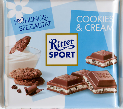 Ritter Sport Cookies & Cream - 4000417302007