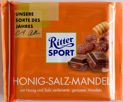 Ritter Sport Honig-Salz-Mandel - 4000417304001