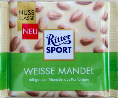 Ritter Sport Weisse Mandel - 4000417706003