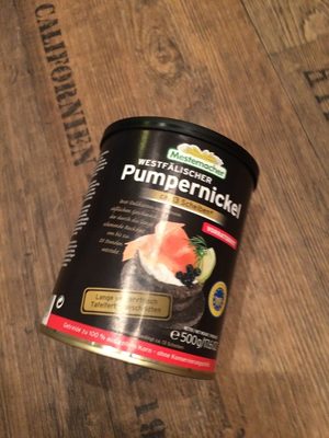 Mestemacher Echt westfälischer Pumpernickel in der Dose 500 g - 4000446001124