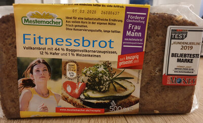 Mestemacher Fitnessbrot 500 g - 4000446001780