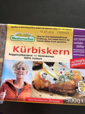 Mestemacher Kürbiskernbrot - 4000446001797