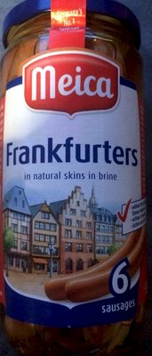 Frankfurters in natural skins in brine - 4000503854304