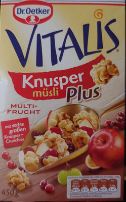 Vitalis Knusper Müsli Plus Multi-frucht - 4000521004606