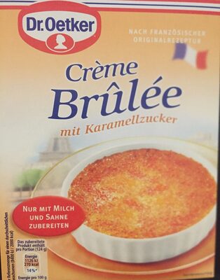Crème Brûlée mit Karamellzucker - 4000521005641