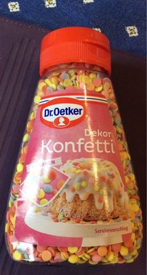 Dr. oetker Deko konfetti 100 G - 4000521006822