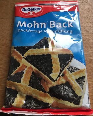 DR. Oetker Mohnback (Poppy Seed Filling) - 4000521007409