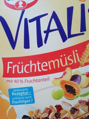 Dr.Oetker Vitalis Früchtemüsli 500 g - 4000521018122