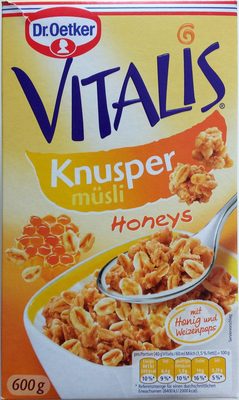 Dr.Oetker Vitalis Knusper Honeys 600 g - 4000521661304