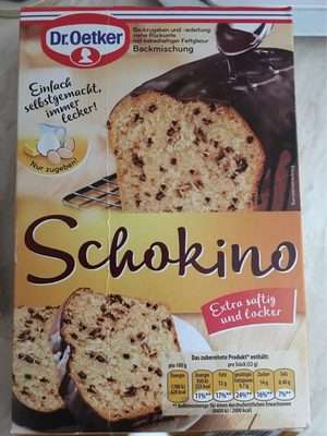 Dr.Oetker Schokino Kuchen Backmischung 480 g - 4000521851002