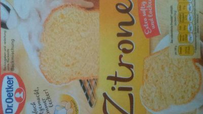 Dr.Oetker Backmischung für Zitronen Kuchen 485 g - 4000521852009
