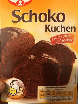 Dr.Oetker Schoko Kuchen Backmischung 485 g - 4000521854904