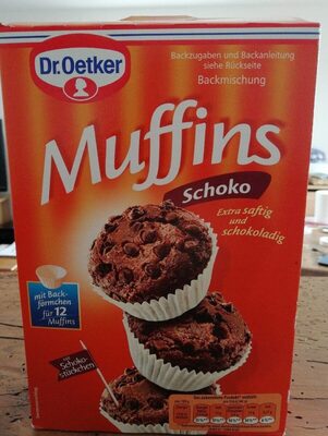 Dr.Oetker Backmischung Muffins Schoko 335 g - 4000521893507