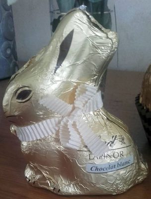 Gold Bunny White Chocolate - 4000539670008