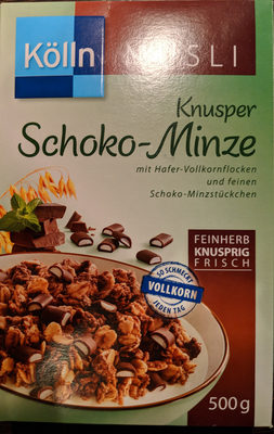 Kölln Müsli Knusper Schoko-Minze 500G - 4000540003147