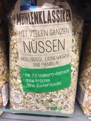 Kölln Mühlenklassiker mit vielen ganzen Nüssen 750G - 4000540004694