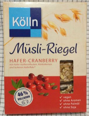 Müsli-Riegel Hafer Cranberry - 4000540005066
