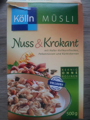 Kölln Müsli Nuss & Krokant 500G - 4000540011364