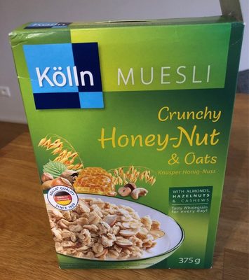 Kölln Müsli Crunchy Honey nut & Oats - 4000540013108