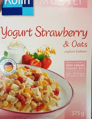 Muesli yogurt strawberry - 4000540021301