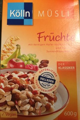 Müsli, Vollkorn Früchte - 4000540031485
