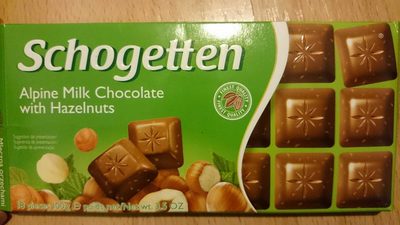 Aplen Milk Chocolate with Hazelnuts - 4000607851001
