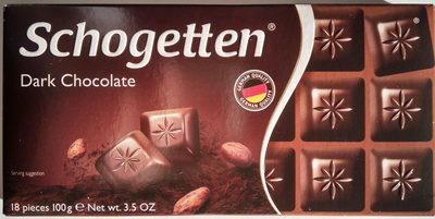 Schogetten, Dark Chocolate - 4000607852008