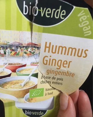 Houmous Pois Chiche Gingembre - 4000915100563