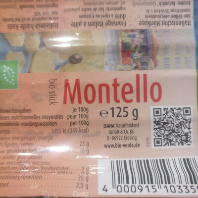 Bioverde Organic Montello - 4000915103359