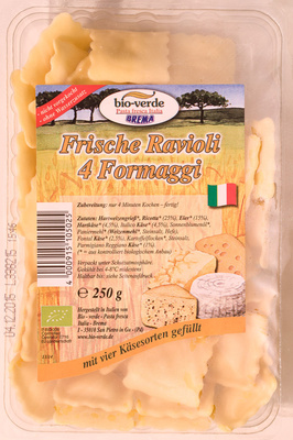 Frische Ravioli 4 Formaggi - 4000915105025