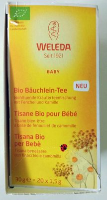 Tisane Pour Bébé Bio - 20 Sachets - Weleda - 4001638095891