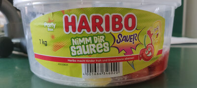 Haribo Nimm Dir Saures, Barquette Hermétique 1000g - 4001686346020