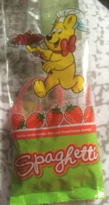 Sour Strawberry Spaghetti Bag - 4001686359013