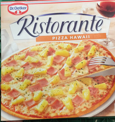 Hawaii pizza con jamón cocido y piña - 4001724819608