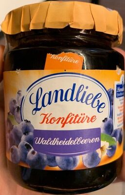 Landliebe Konfitüre Waldheidelbeeren 200 g - 4002575475104