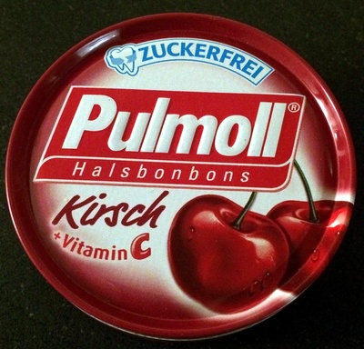 Pulmoll Halsbonbons Kirsch, zuckerfrei - 4002590140964
