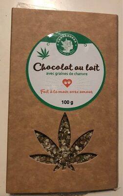 Chocolat au lait avec graines de chanvre - 4002604444767