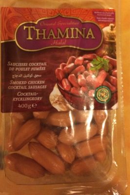 Thamina Mini Smoked Chicken Sausages 400G - 4004015000617