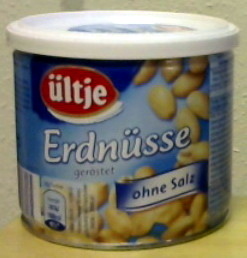 Erdnüsse geröstet ohne Salz - 4004980806405
