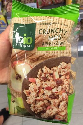 Biozentrale Crunchy müsli Apfel zimt - 4005009101075