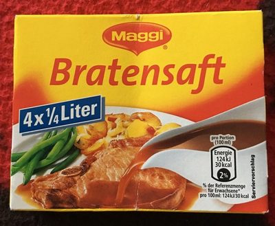 Maggi Bratensaft ergibt 4x250ml - 4005500021629