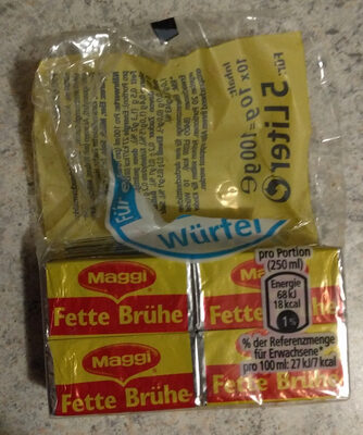 Maggi Fette Brühe 10x 10 g - 4005500306504