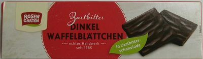 Dinkel Waffelblättchen in Zartbitter-Schokolade - 4005967553688