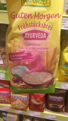 Rapunzel Frühstücksbrei Ayurveda , 500 GR Packung - 4006040124573