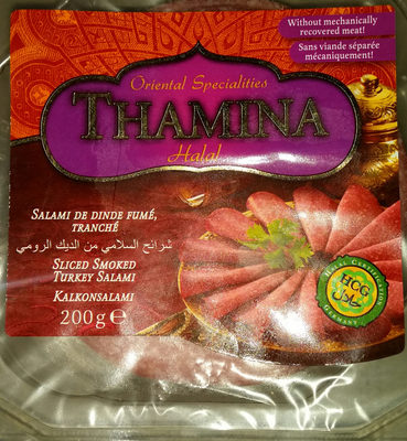 Salami de dinde Thamina Halal - 4006229007147