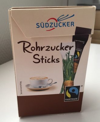 Südzucker Fairtrade Rohrzucker Sticks 250 g - 4006544449905