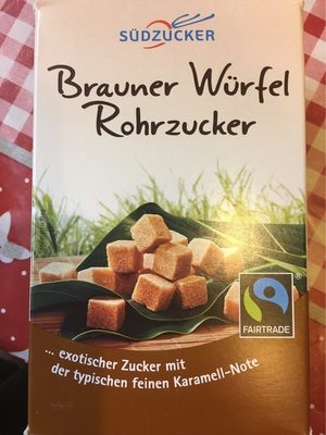 Südzucker Brauner Würfel-Rohrzucker Fairtrade 500 g - 4006544496107
